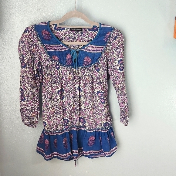 Karma Highway Peasant Boho Blouse - Picture 6 of 7